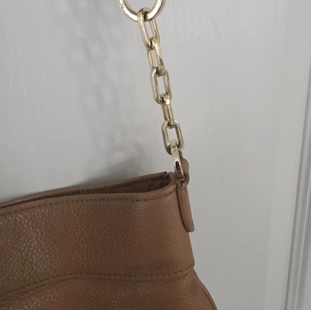 Tory Burch Tan Leather Crossbody Bag
